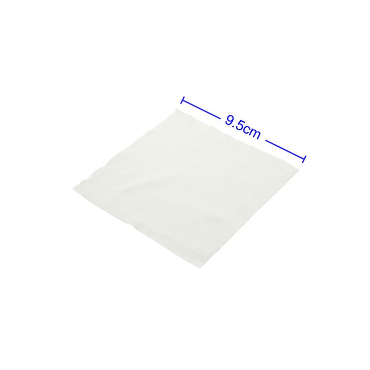 80Pcs/Lot Precision Instrument Wiping LCD Refurbishing Non Dust Cloth, Size: 9.5 x 9.5cm-3
