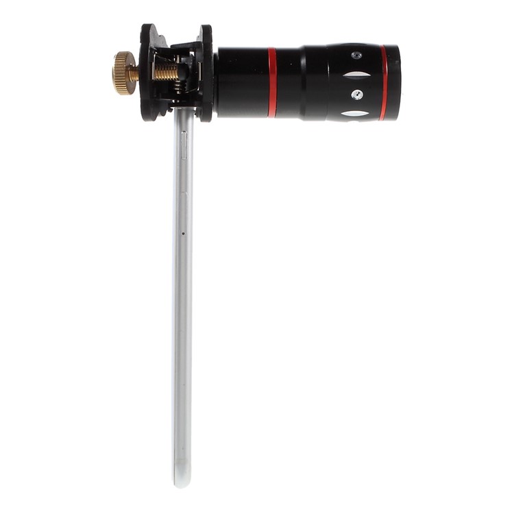 Universal Clip 4 in 1 10X Telephone Lens + Fish Eye Lens + Wide-angle & Macro Lens Kit for iPhone iPad Samsung LG Etc - White-3