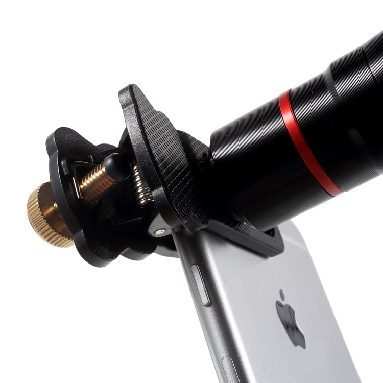 Universal Clip 4 in 1 10X Telephone Lens + Fish Eye Lens + Wide-angle & Macro Lens Kit for iPhone iPad Samsung LG Etc - White-5