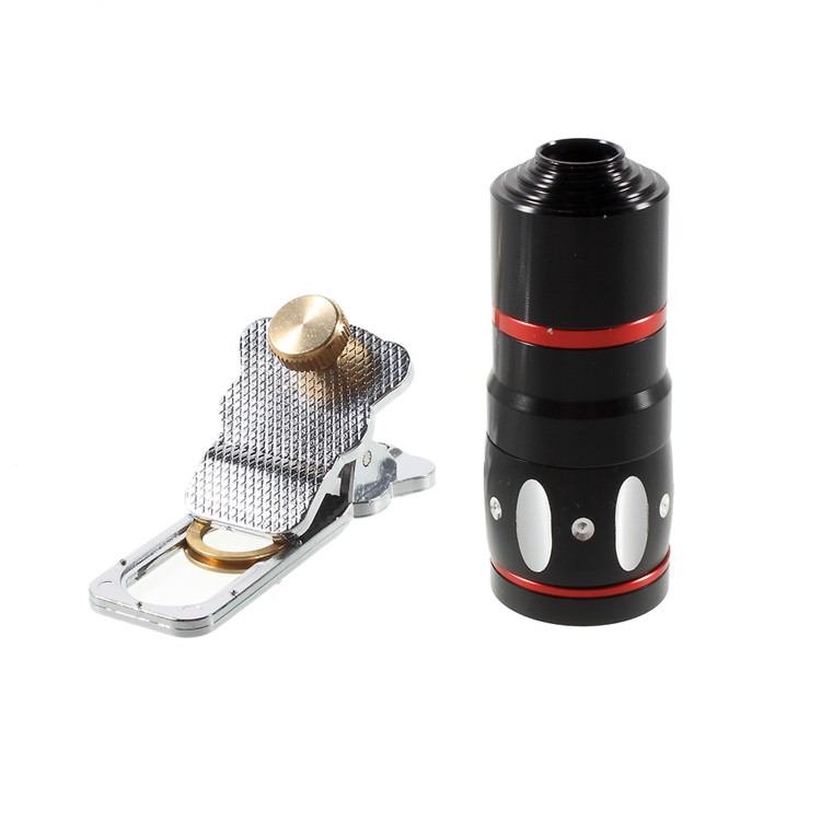 Universal Clip 4 in 1 10X Telephone Lens + Fish Eye Lens + Wide-angle & Macro Lens Kit for iPhone iPad Samsung LG Etc - Gold-11