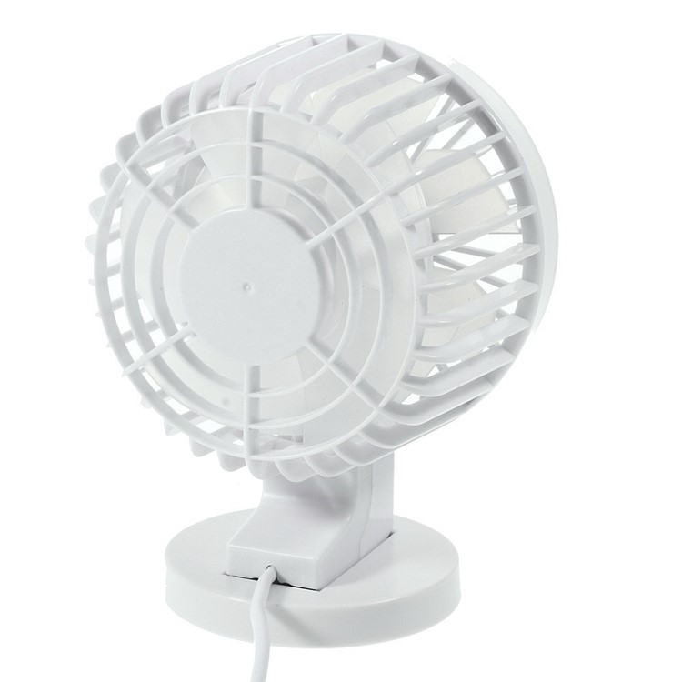 Mini USB Double Blade Fan - White-3