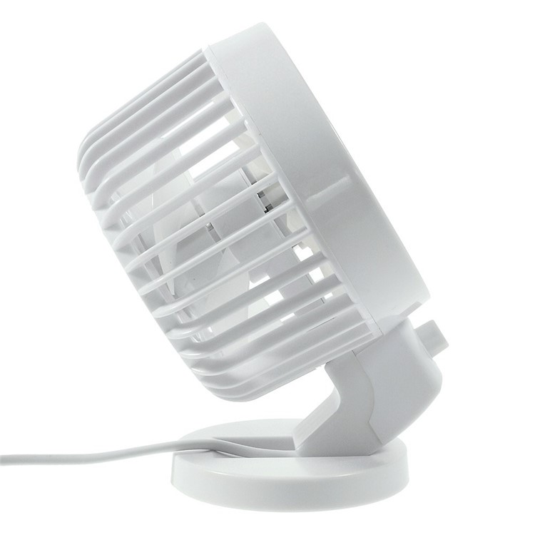 Mini USB Double Blade Fan - White-4