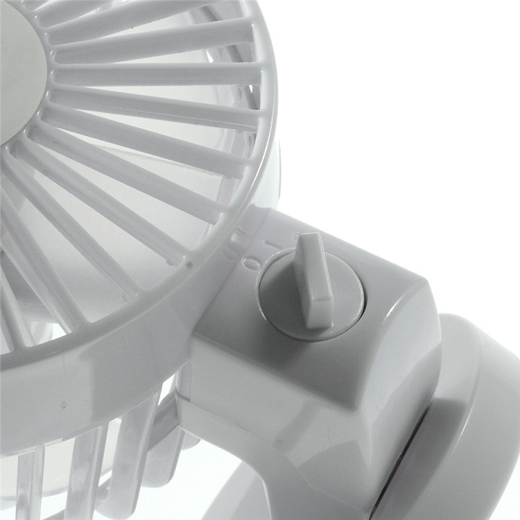 Mini USB Double Blade Fan - White-6