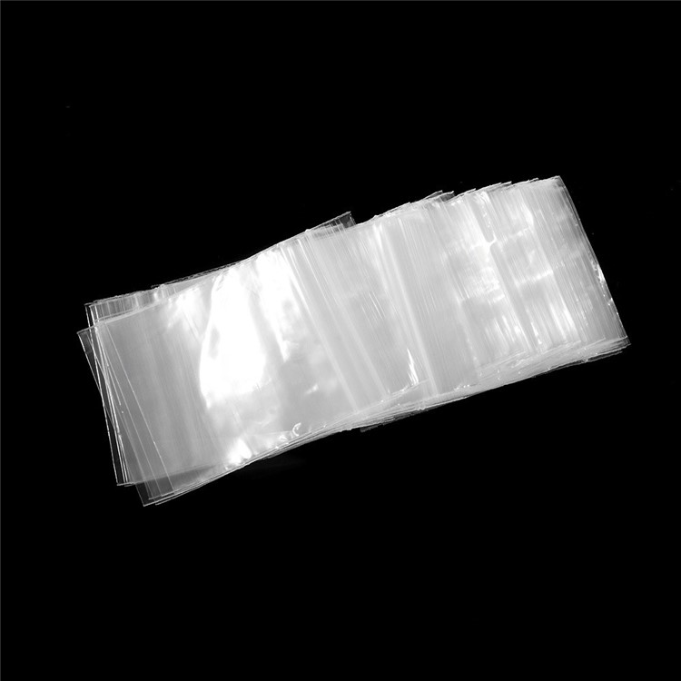 100pcs/Lot Transparent Resealable Reclosable Ziplock Bag Packaging, Size: 5 x 7cm-2