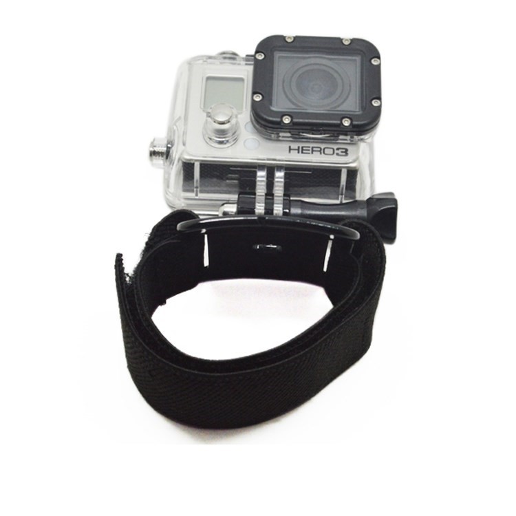 Velcro Wrist Band Mount with Long Screw for Gopro Hero3+ / 3 / 2 / 1-2