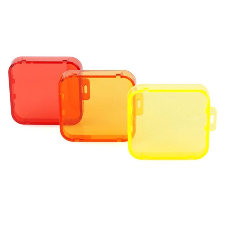 Red PC Under Sea Diving Protective Filter Cover for Gopro Hero 3+-3