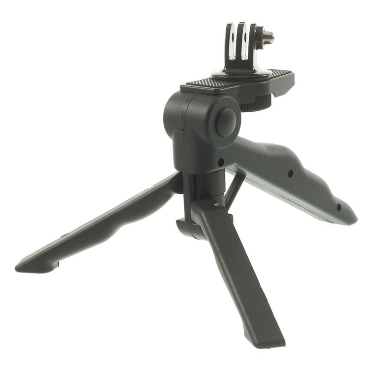Black Foldable Pistol Style Grip Tripod w/ Mount Adapter for Gopro Hero 2 3 3+-1