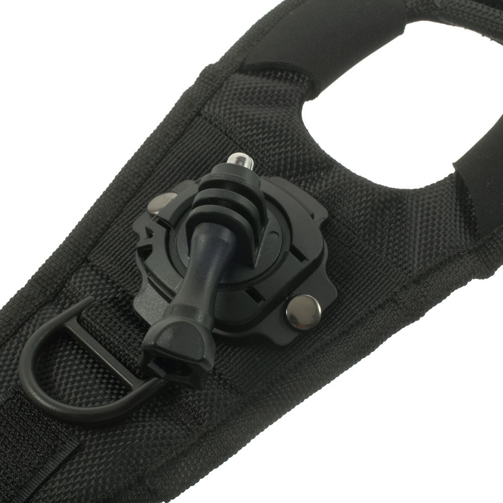 360 Degree Glove-style Velcro Wristband Hand Palm Strap Mount Adapter w/ Screw for Gopro Hero 3+ 3 2 1-7