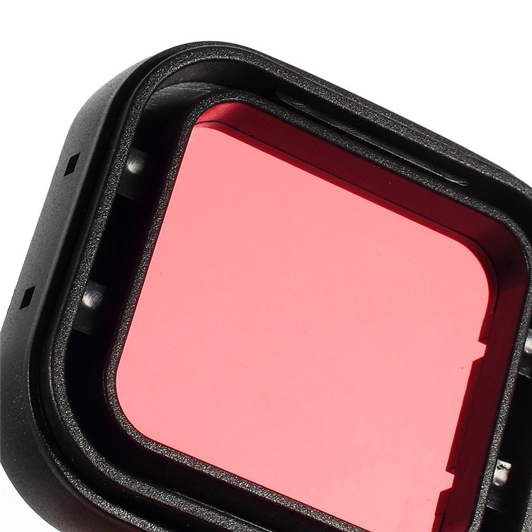 Red Snap-on Dive Housing Filter Water Color Correction for Gopro Hero 3+-4