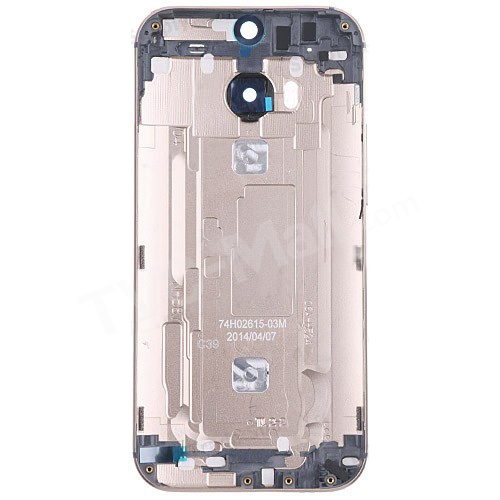 OEM Rear Housing Battery Door Replacement for HTC One M8 - Gold-2