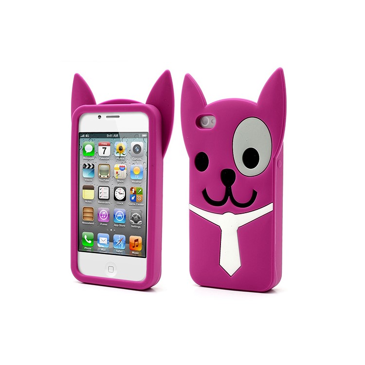 coque iphone 4 silicone chien coque iphone 4 silicone chien