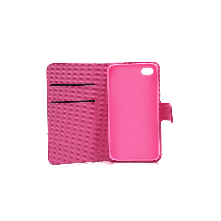 Vivid Butterfly Circle Leather Case with Stand & Wallet for iPhone 4 4S-9