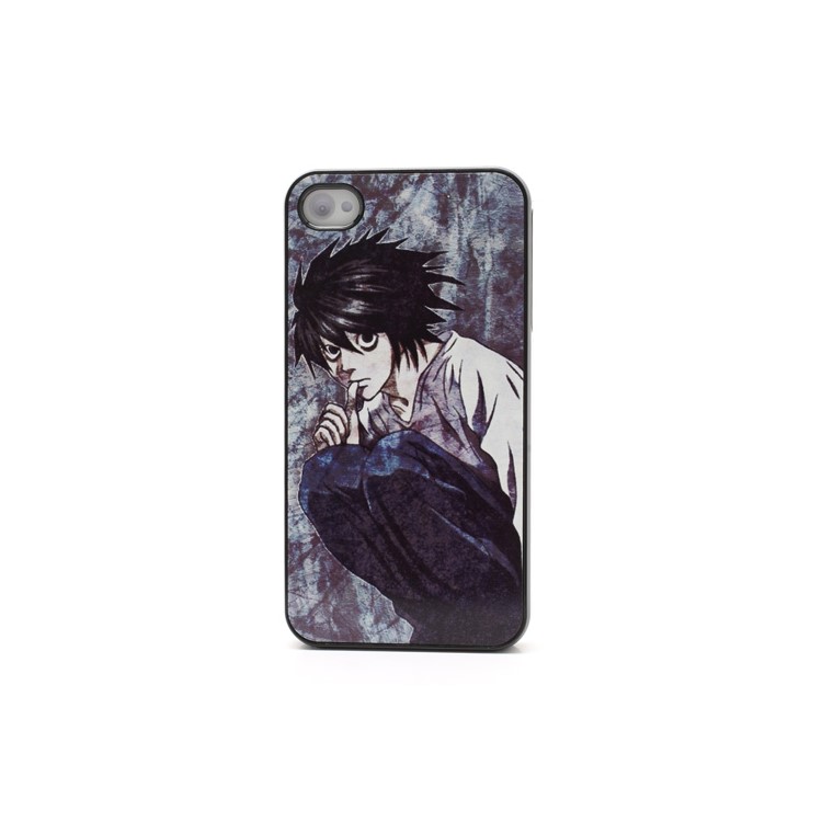 Death Note Anime L Lawliet Metal Hard Cover Case for iPhone 4 4S-2