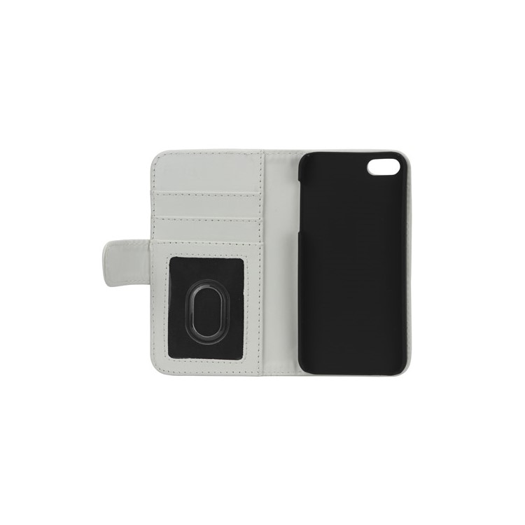Wallet Leather Flip Credit Card Case Cover for iPhone 5 - White-3