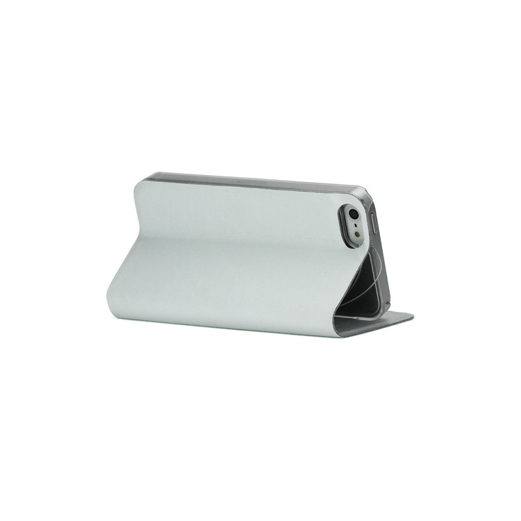 Doormoon Genuine Real Wallet Leather Case for iPhone 5 with Stand - White-4