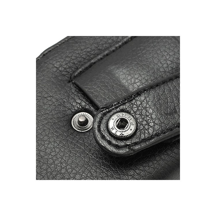 Black Detachable Belt Clip Leather Wallet Case for iPhone 5-9