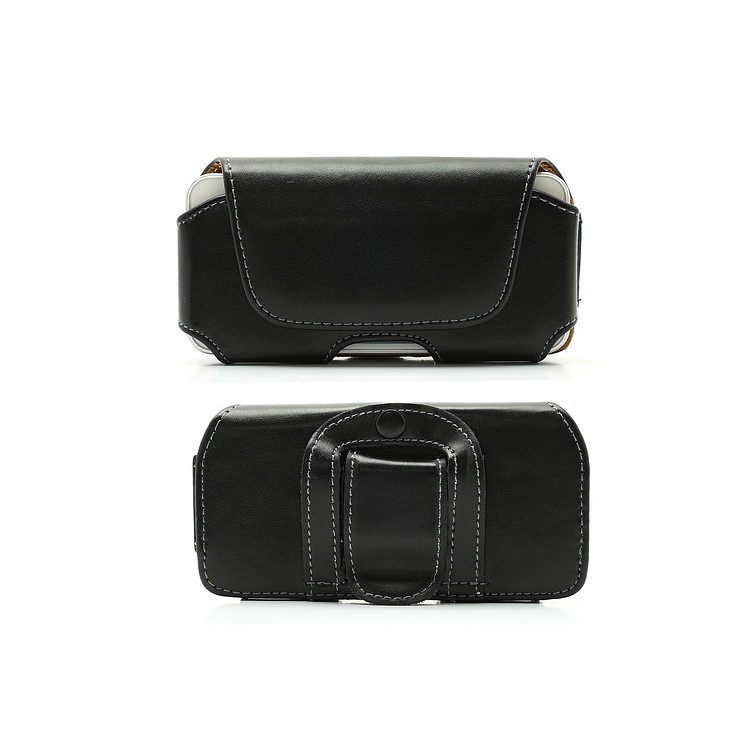 Horizontal Belt Clip PU Leather Holster Pouch Case for iPhone 5 5s 5c-1