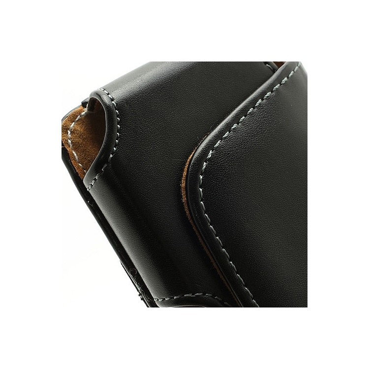 Horizontal Belt Clip PU Leather Holster Pouch Case for iPhone 5 5s 5c-8