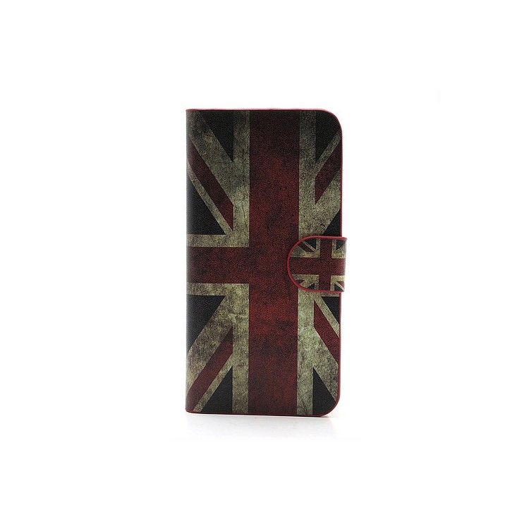 iPhone 5 Vintage Union Jack Flag Magnetic Wallet Leather Case Stand-2