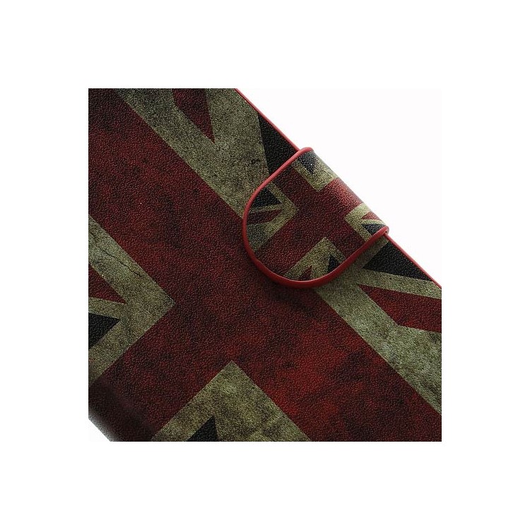 iPhone 5 Vintage Union Jack Flag Magnetic Wallet Leather Case Stand-8