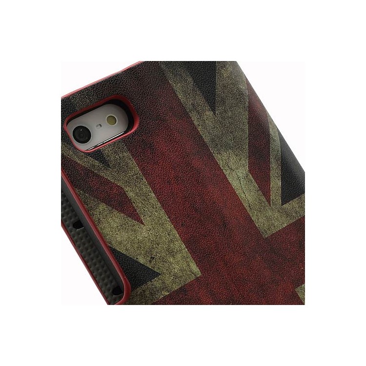 iPhone 5 Vintage Union Jack Flag Magnetic Wallet Leather Case Stand-9
