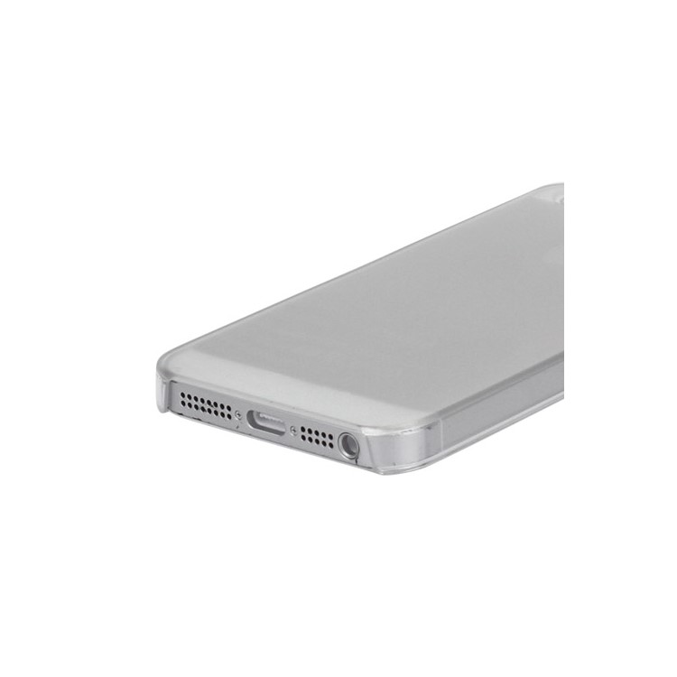 Ultra Thin 0.5mm Frosted Protective Hard Case Cover for iPhone 5 - Translucent-3