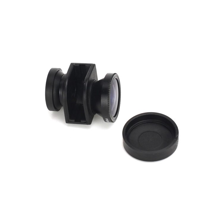 3in1 Fisheye Lens + Wide Angle + Micro Lens Phone Kit Set for iPhone 5 5s - Black-4