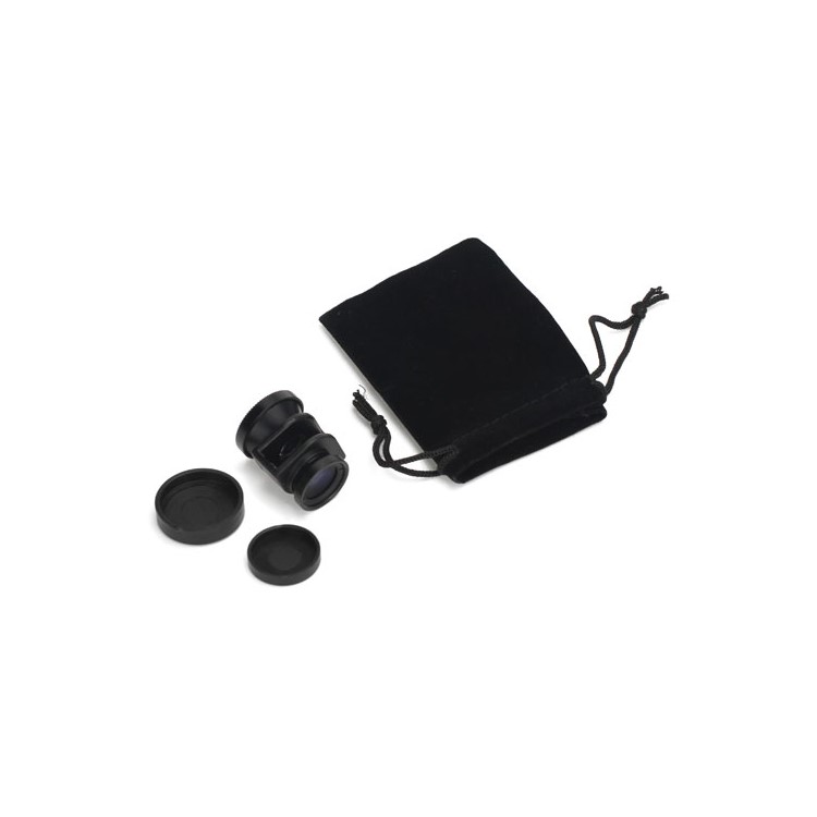 3in1 Fisheye Lens + Wide Angle + Micro Lens Phone Kit Set for iPhone 5 5s - Black-5