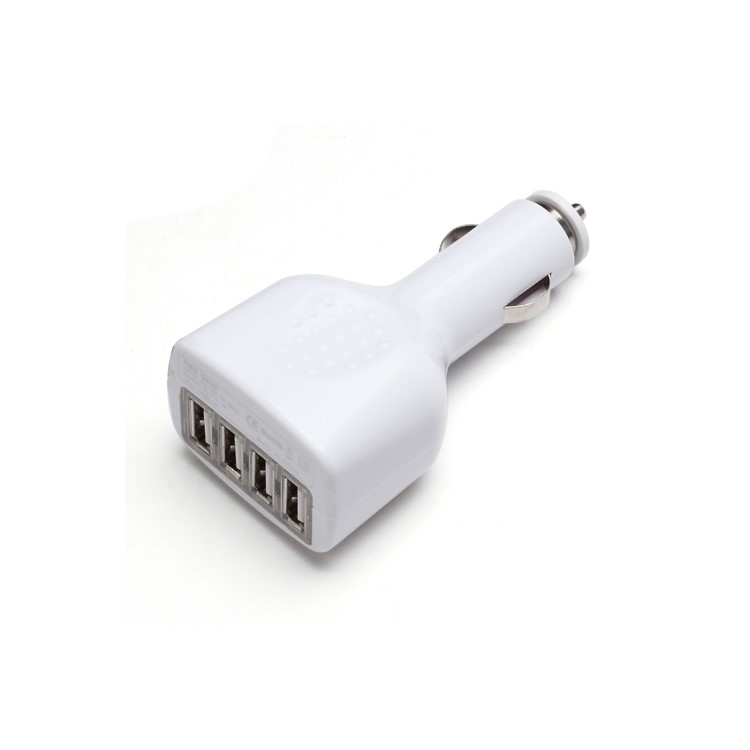 4-Port USB Car Charger Adapter for iPhone iPad iPod Samsung HTC Sony Nokia LG etc