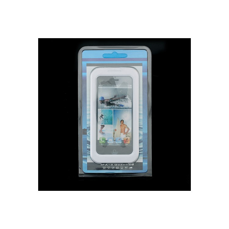 IPX-8 Universal Waterproof Case Cover for iPhone 5 4S 4 + Neck Strap - White-10