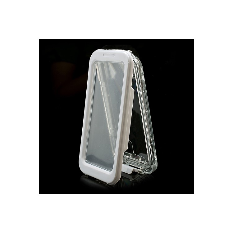 IPX-8 Universal Waterproof Case Cover for iPhone 5 4S 4 + Neck Strap - White-8