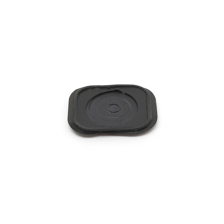 OEM Home Button Key with Rubber Ring Gasket Replacement for iPhone 5 - Black-2