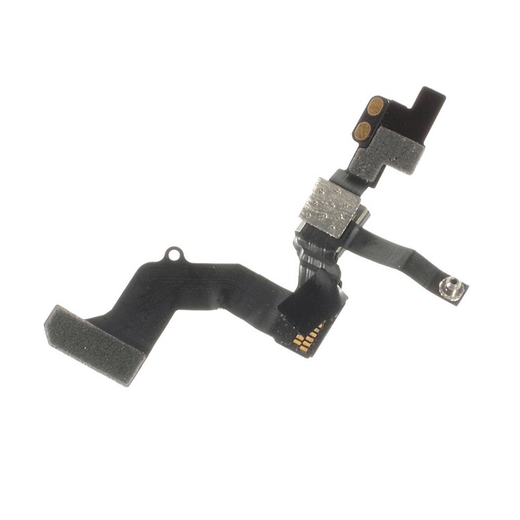 OEM Iron Plate + Home Button + Front Camera with Sensor Flex Cable + Front Camera Holder + Sensor IC Holder + Home Button Flex Cable + Earpiece Mesh + Earpiece + Earpiece Bracket + Screws for iPhone 5-7