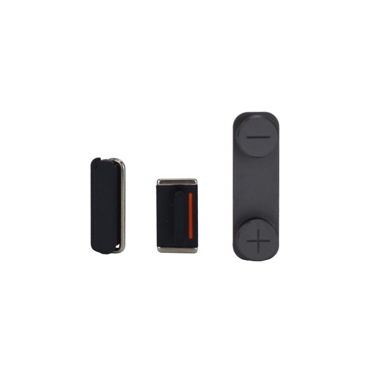 3 in 1 Side Buttons Set for iPhone 5 (Power + Volume + Mute Switch) - Black-1