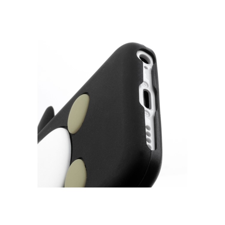 Cute Penguin Silicone Case for iPhone 5c - Black-5