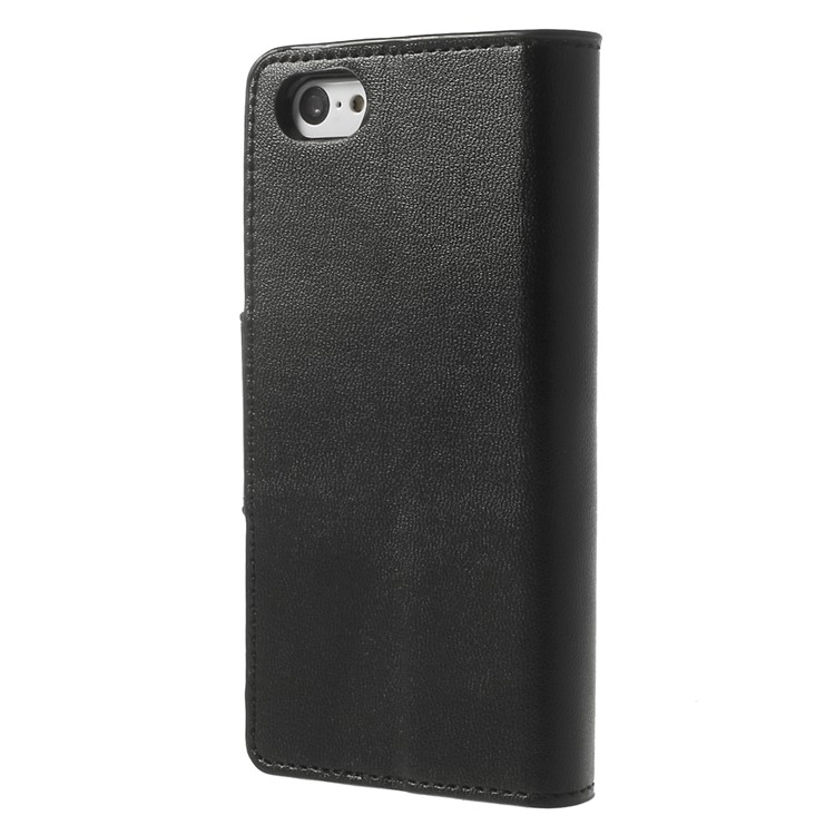 Black Mercury Goospery Sonata Wallet Leather Stand Case for iPhone 5c-2