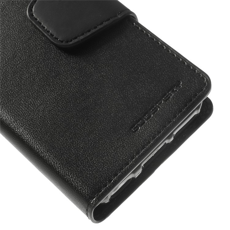 Black Mercury Goospery Sonata Wallet Leather Stand Case for iPhone 5c-9