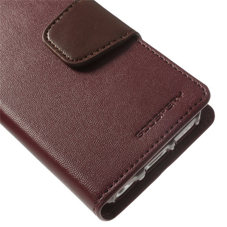 Wine Red Mercury Goospery Sonata Wallet Leather Cover w/ Stand for iPhone 5c-9