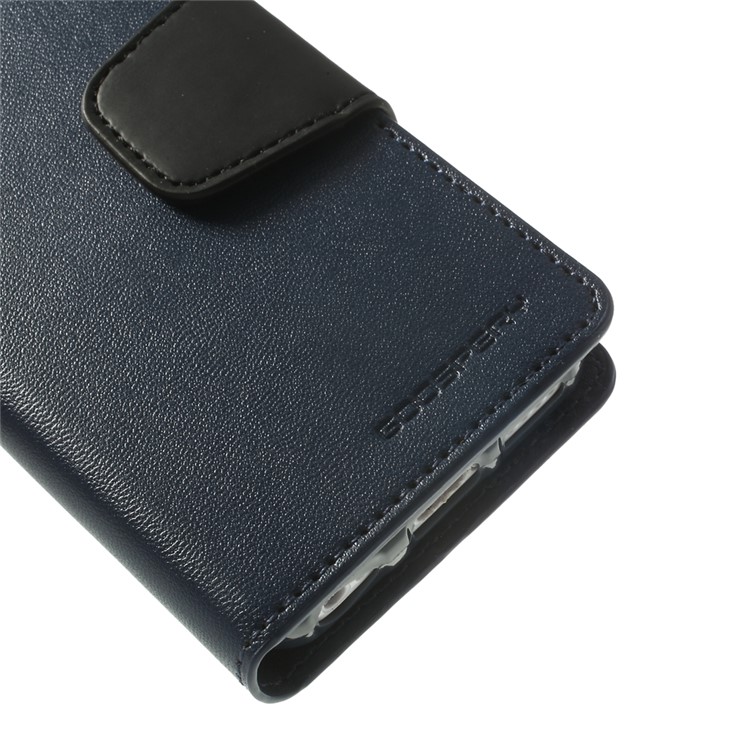 Dark Blue Mercury Goospery Sonata Stand Leather Wallet Cover for iPhone 5c-9