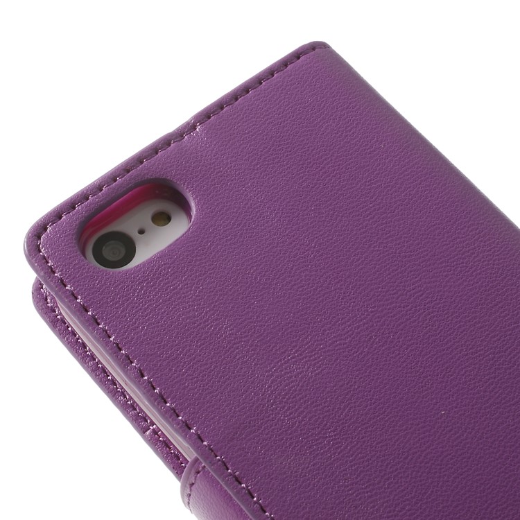 Purple Mercury Goospery Sonata Stand Leather Magnetic Case for iPhone 5c-10