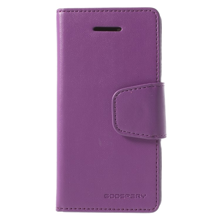 Purple Mercury Goospery Sonata Stand Leather Magnetic Case for iPhone 5c-3