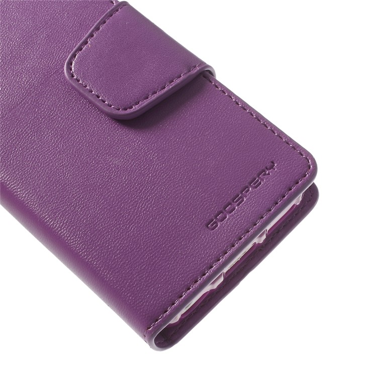 Purple Mercury Goospery Sonata Stand Leather Magnetic Case for iPhone 5c-9