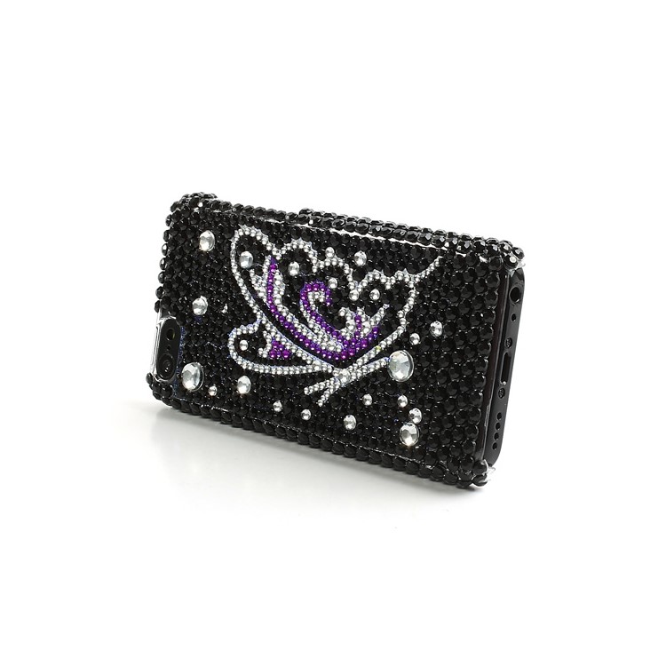 Vivid Butterfly Bling Bling Rhinestone Hard Plastic Case Cover for iPhone 5C-3