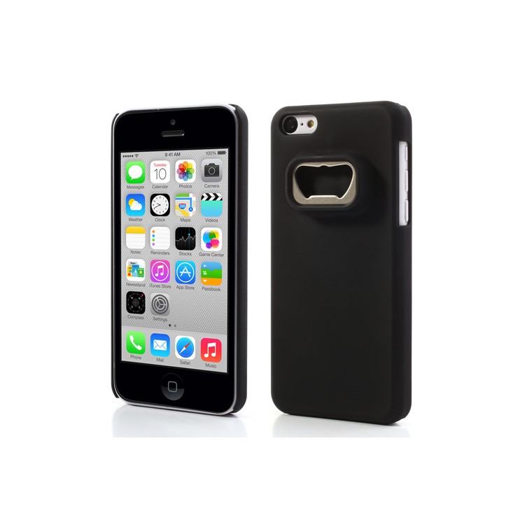 Bottle Opener Hard Back Cases for iPhone 5c - Black-1