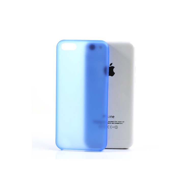 

0.3mm Ultra Slim Matte Hard Case for iPhone 5C - Blue