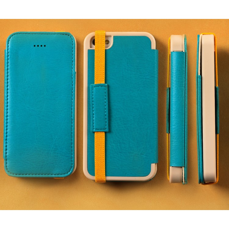 Rose KLD My Love Series PU Leather Wallet Case for iPhone 5s 5