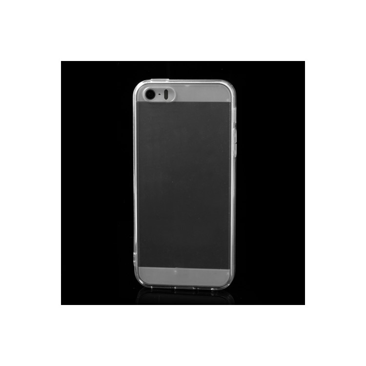 Transparent TPU Edges & Crystal PC Back Case for iPhone 5s 5-4