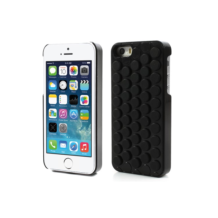 Pop Pop Pop Sound Bubble Wrap Case Shell for iPhone 5s 5 - Black