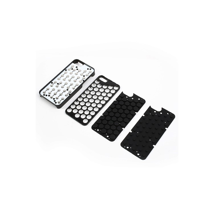 Pop Pop Pop Sound Bubble Wrap Case Shell for iPhone 5s 5 - Black