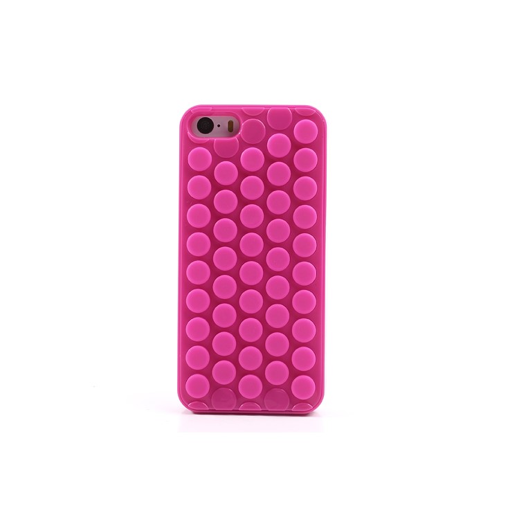 Bestselling Novelty for iPhone SE 5s 5 Pop Sound Bubble Wrap Case Cover Rose whole sale TVCMall